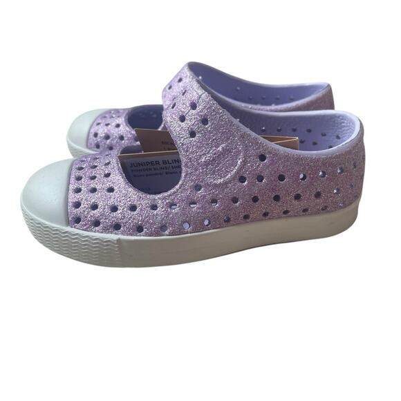 Native Juniper Bling‎ Purple Sparkle Shoes Size 5 NWT - Picture 4 of 10